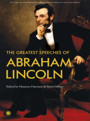 cover image of The Greatest Speeches of Abraham Lincoln